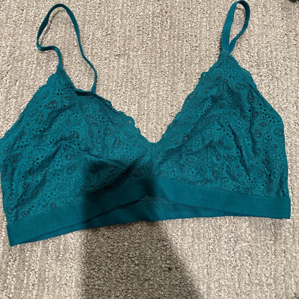 Colsie Teal Lace Bralette